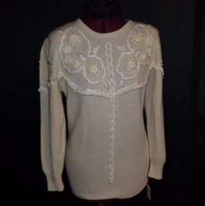 80's Dead Stock! Lambswool Angora Sweater